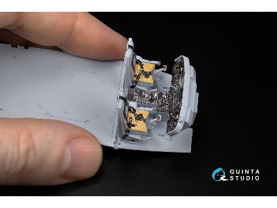 Lynx Ah-7 3d-printed & Coloured Interior On Decal Paper (Airfix) (With 3d-printed Resin Parts) - image 3