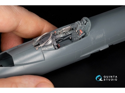 Mig-21pf 3d-printed & Coloured Interior On Decal Paper (Eduard) (With 3d-printed Resin Parts) - image 4