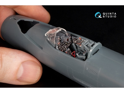 Mig-21pf 3d-printed & Coloured Interior On Decal Paper (Eduard) (With 3d-printed Resin Parts) - image 5