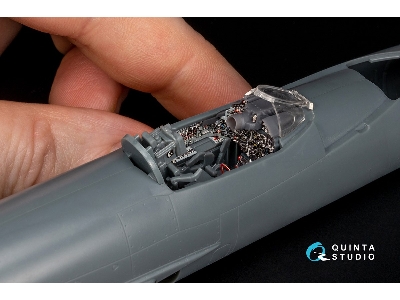Mig-21pf 3d-printed & Coloured Interior On Decal Paper (Eduard) (With 3d-printed Resin Parts) - image 16