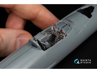Mig-21r (Grey Cockpit Panels) 3d-printed & Coloured Interior On Decal Paper (Eduard) (With 3d-printed Resin Parts) - image 3