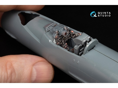Mig-21r (Grey Cockpit Panels) 3d-printed & Coloured Interior On Decal Paper (Eduard) (With 3d-printed Resin Parts) - image 4