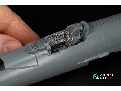 Mig-21r (Grey Cockpit Panels) 3d-printed & Coloured Interior On Decal Paper (Eduard) (With 3d-printed Resin Parts) - image 5