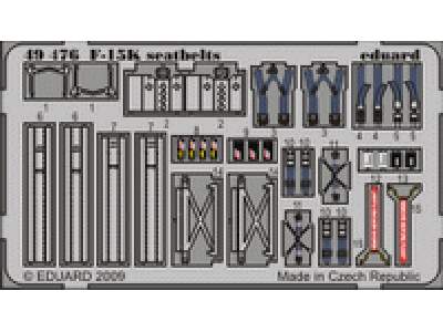 F-15K seatbelts 1/48 - Academy Minicraft - image 1