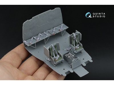 Uh-1b 3d-printed & Coloured Interior On Decal Paper (Trumpeter) - image 11
