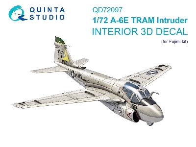 A-6e Tram Intruder 3d-printed & Coloured Interior On Decal Paper (Fujimi) - image 1