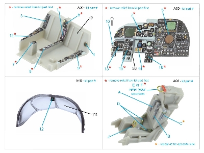 A-6e Tram Intruder 3d-printed & Coloured Interior On Decal Paper (Fujimi) - image 11