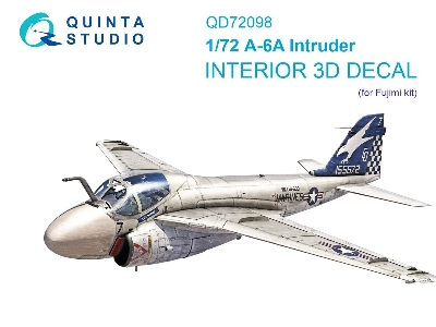 A-6a Intruder 3d-printed & Coloured Interior On Decal Paper (Fujimi) - image 1