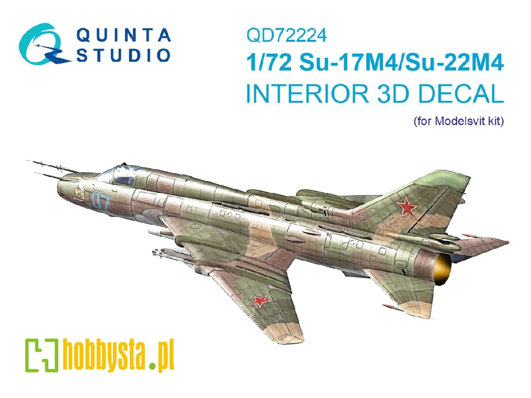 Su-17m4/Su-22m4 3d-printed & Coloured Interior On Decal Paper (Modelsvit) - image 1