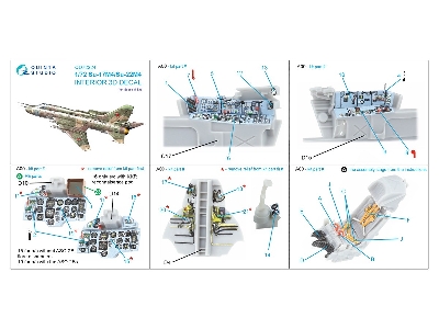 Su-17m4/Su-22m4 3d-printed & Coloured Interior On Decal Paper (Modelsvit) - image 11