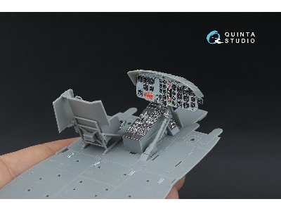 Uh-1b 3d-printed & Coloured Interior On Decal Paper (Trumpeter) (Small Version) - image 11