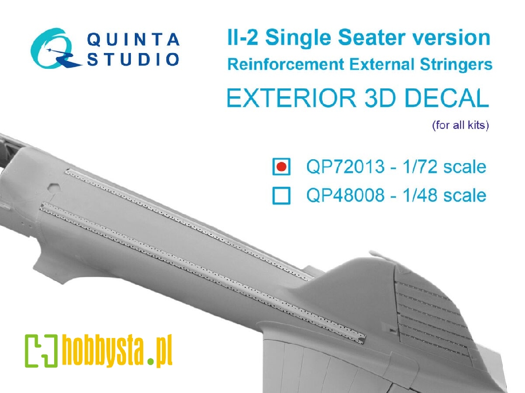 Il-2 (Single Seater) Reinforcement External Stringers (All Kits) - image 1 Il-2 (Single Seater) Reinforcement External Stringers (All Kits) - image 1