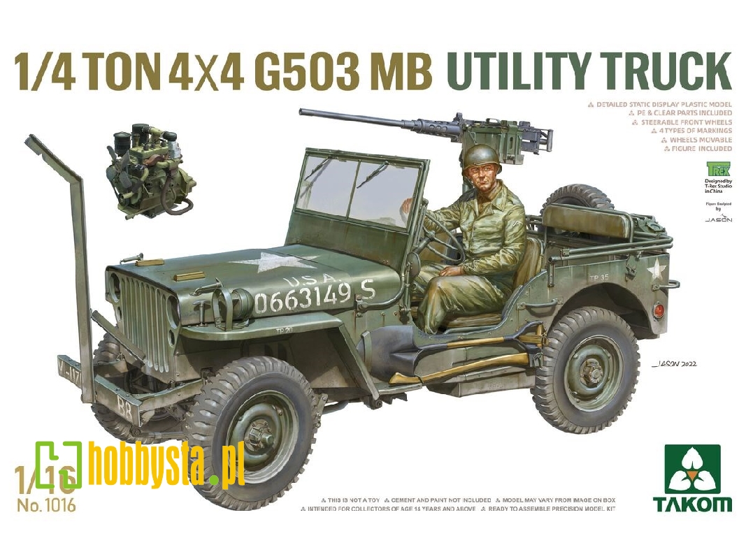 1/4 Ton 4x4 G503 Mb Utility Truck - image 1