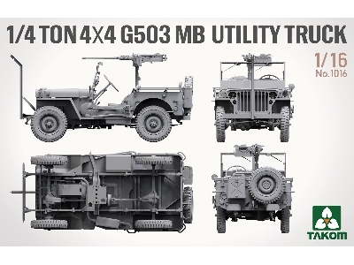 1/4 Ton 4x4 G503 Mb Utility Truck - image 4