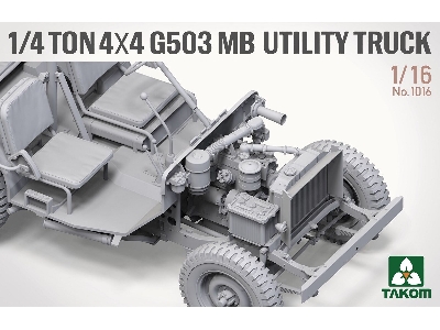1/4 Ton 4x4 G503 Mb Utility Truck - image 5