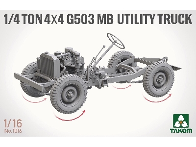 1/4 Ton 4x4 G503 Mb Utility Truck - image 6