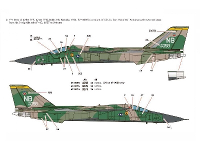 General Dynamics F-111 A - Vietnam War - image 4
