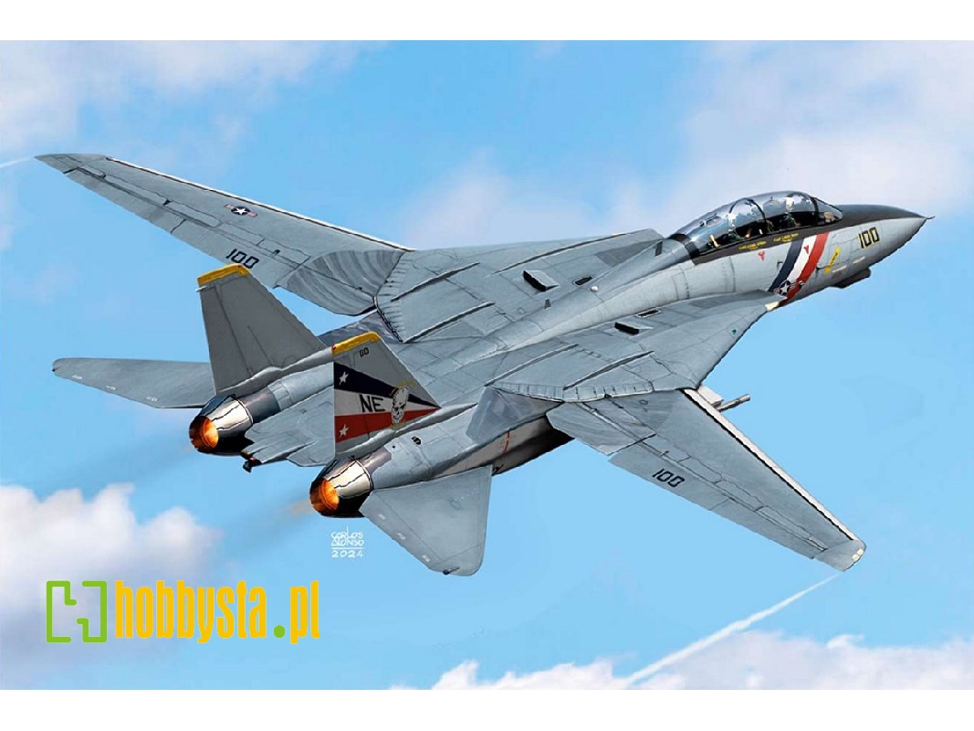 Grumman F-14 D Tomcat - "vf-2 Bounty Hunters" Fighter Aircraft - image 1 Grumman F-14 D Tomcat - "vf-2 Bounty Hunters" Fighter Aircraft - image 1