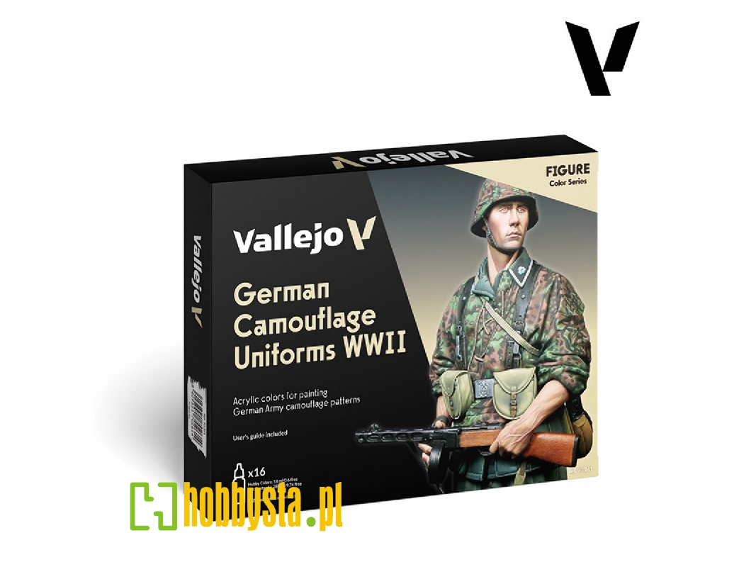 70261 Figure Color Series German Camouflage Uniforms Wwii (16pcs) - image 1