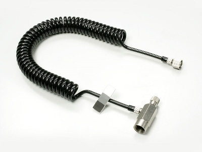 Compressed Air Socket Connection 1/8 Inch Spiral Black - image 1