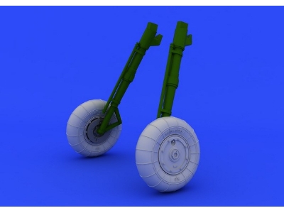 Bf 109G-10 wheels 1/48 - Eduard - image 1