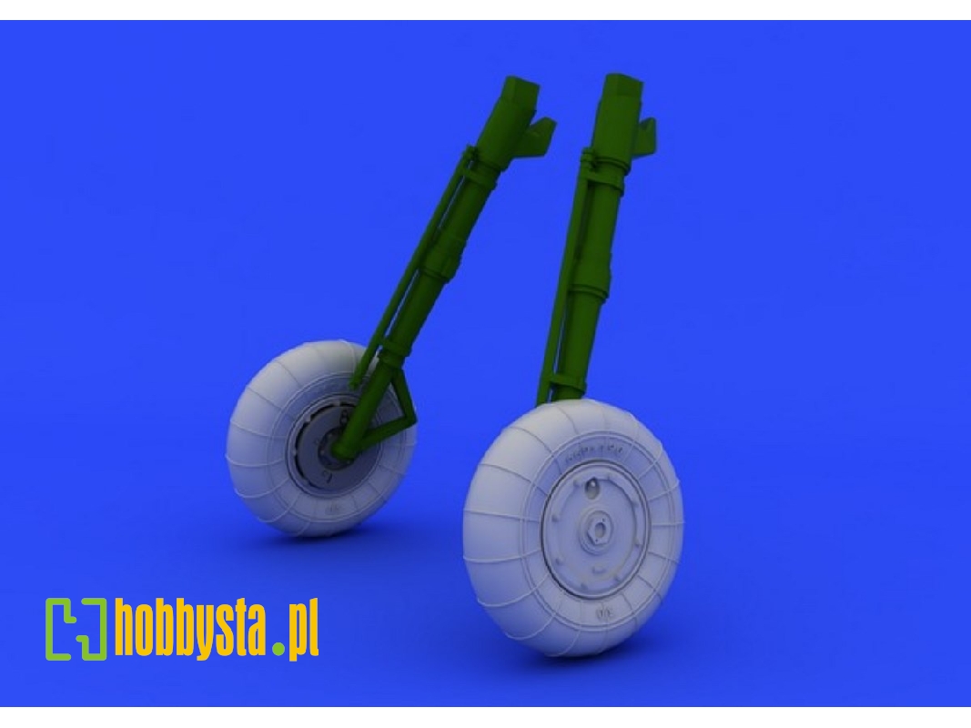 Bf 109G-10 wheels 1/48 - Eduard - image 1 Bf 109G-10 wheels 1/48 - Eduard - image 1