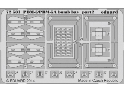 PBM-5/ PBM-5A bomb bay 1/72 - Minicraft - image 4
