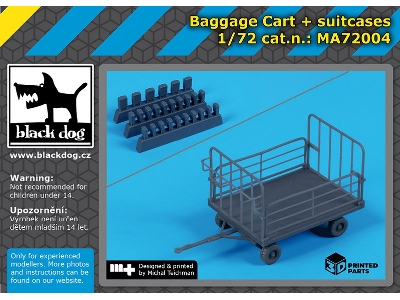 Baggage Cart + Suitcases - image 1