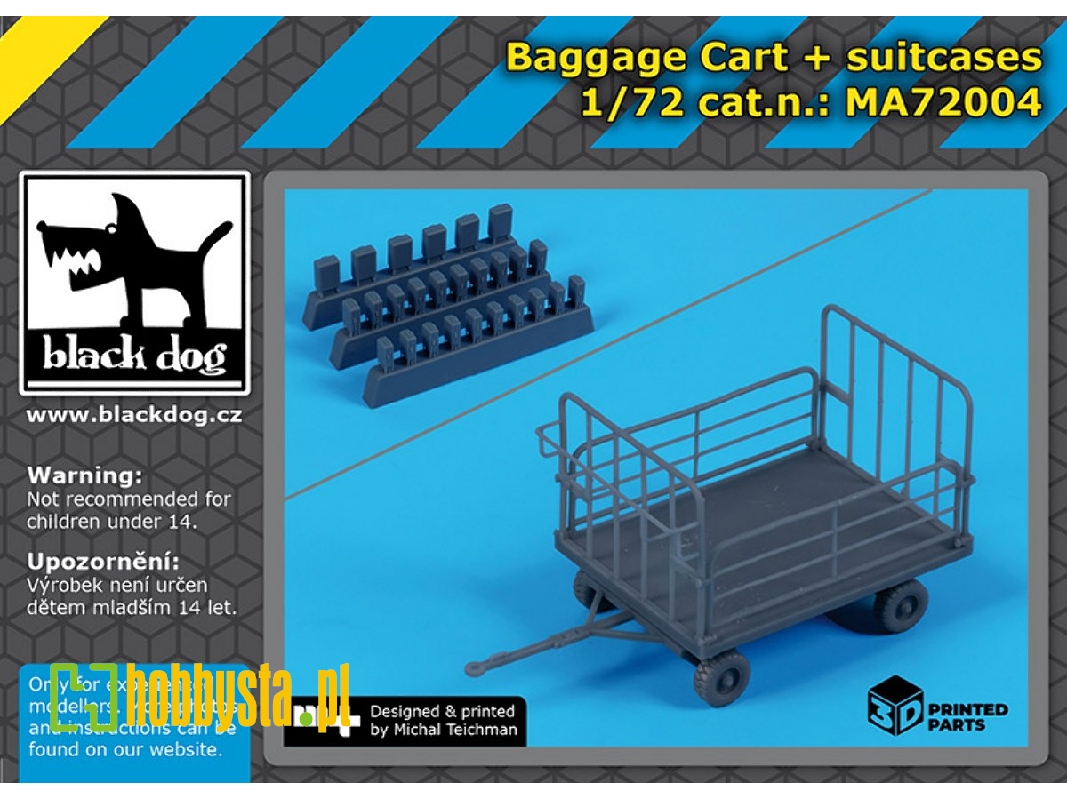 Baggage Cart + Suitcases - image 1 Baggage Cart + Suitcases - image 1