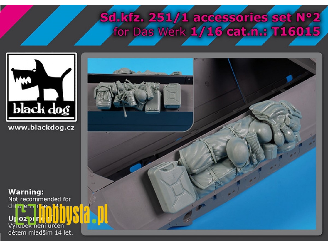 Sd.Kfz. 251/1 Accessories Set No.2 (For Das Werk) - image 1 Sd.Kfz. 251/1 Accessories Set No.2 (For Das Werk) - image 1
