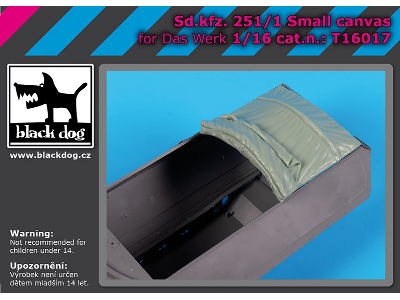 Sd.Kfz 251/1 Small Canvas (For Das Werk) - image 1