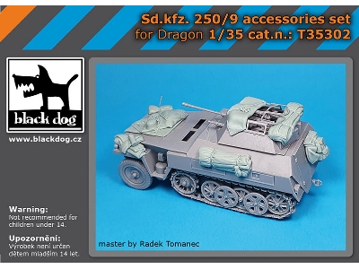 Sd.Kfz 250/9 Accessories Set (For Dragon) - image 1