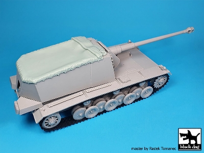 German 12,8cm Emil Canvas (For Trumpeter) - image 4