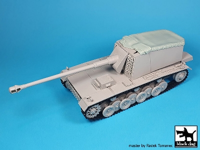 German 12,8cm Emil Canvas (For Trumpeter) - image 5