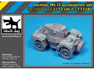 Daimler Mk Ii Accessories Set (For Hasegawa) - image 1