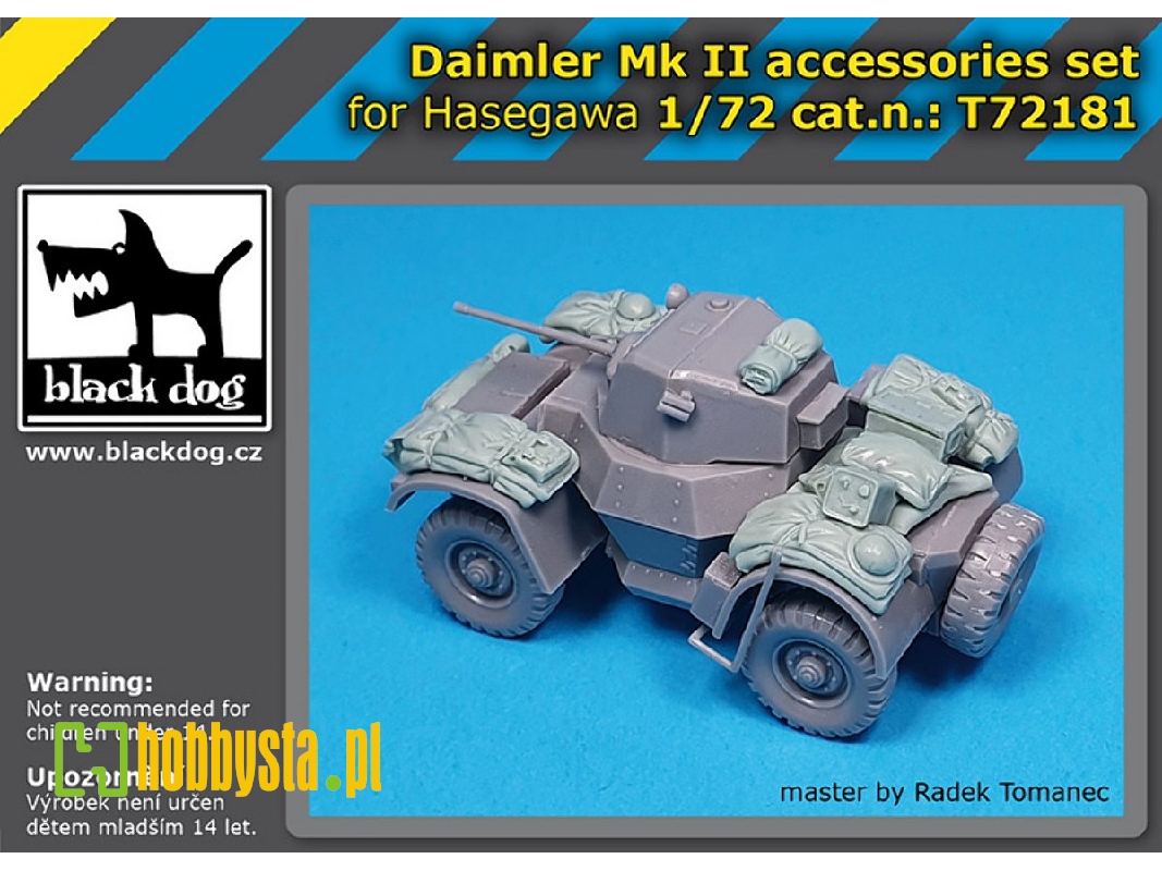 Daimler Mk Ii Accessories Set (For Hasegawa) - image 1 Daimler Mk Ii Accessories Set (For Hasegawa) - image 1