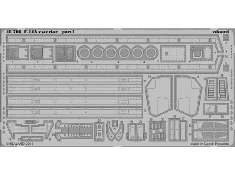 F-14A exterior 1/48 - Hobby Boss - image 1