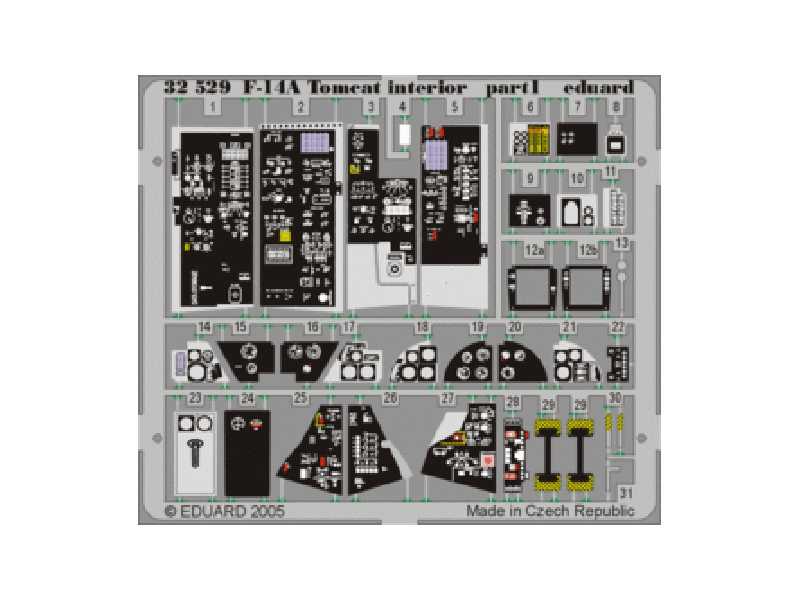 F-14A interior 1/32 - Tamiya - image 1