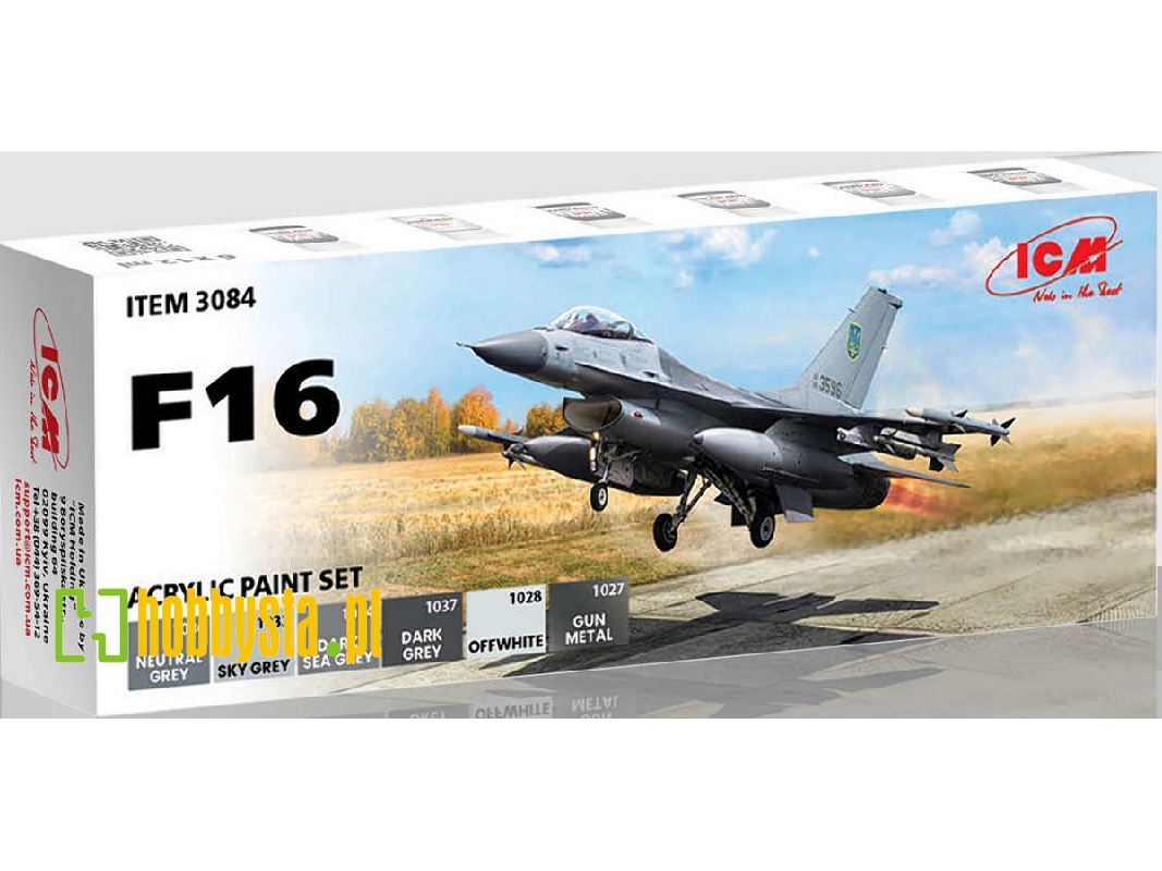 Acrylic Paint Set For F16 - image 1 Acrylic Paint Set For F16 - image 1