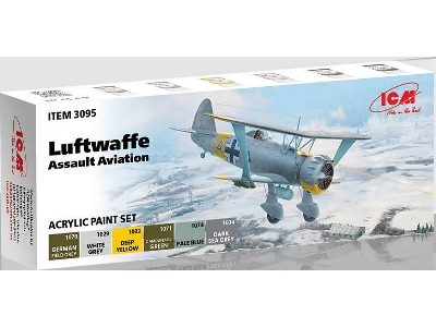 Acrylic Paint Set For Luftwaffe Assault Aviation - image 1