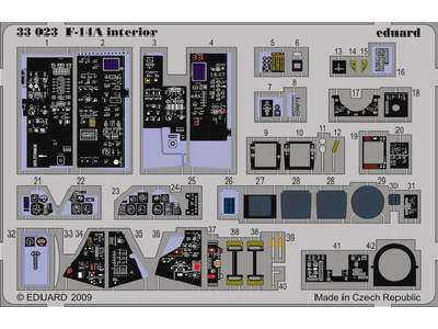 F-14A interior S. A. 1/32 - Tamiya - image 1