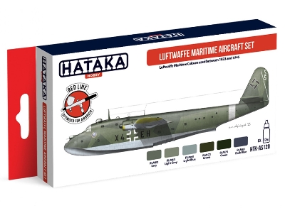 Htk-as120 Luftwaffe Maritime Aircraft Paint Set - image 1