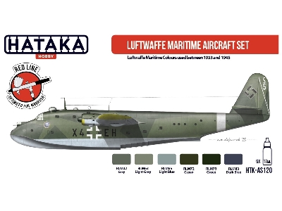 Htk-as120 Luftwaffe Maritime Aircraft Paint Set - image 3