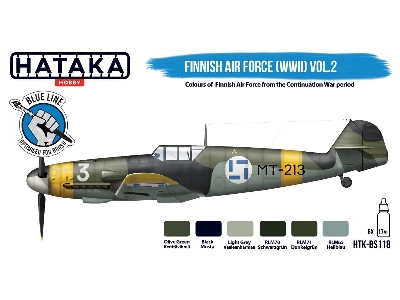 Htk-bs118 Finnish Air Force (Wwii) Vol. 2 Paint Set - image 3