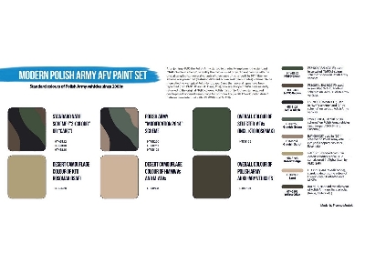 Htk-bs72 Modern Polish Army Afv Paint Set - image 2