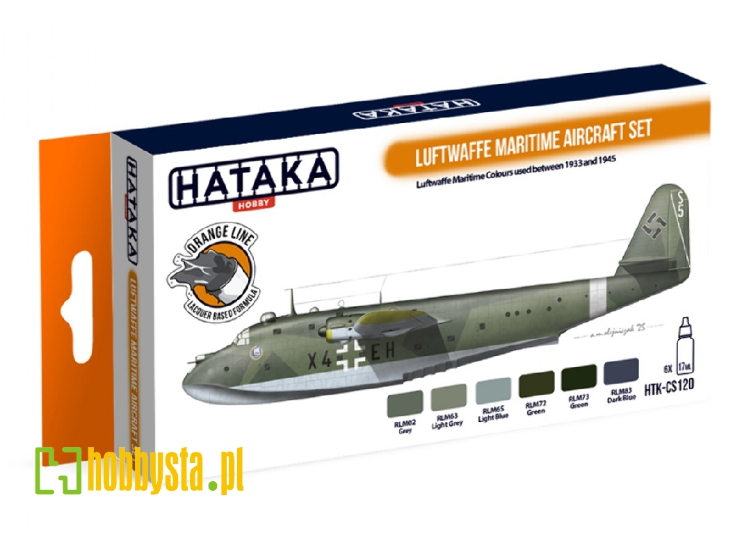 Htk-cs120 Luftwaffe Maritime Aircraft Paint Set - image 1 Htk-cs120 Luftwaffe Maritime Aircraft Paint Set - image 1