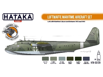 Htk-cs120 Luftwaffe Maritime Aircraft Paint Set - image 2