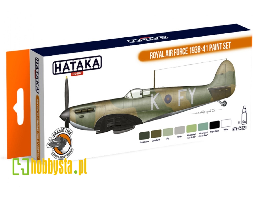 Htk-cs121 Royal Airforce 1938 - 1941 Paint Set - image 1 Htk-cs121 Royal Airforce 1938 - 1941 Paint Set - image 1