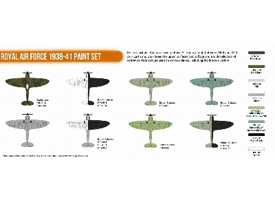 Htk-cs121 Royal Airforce 1938 - 1941 Paint Set - image 2