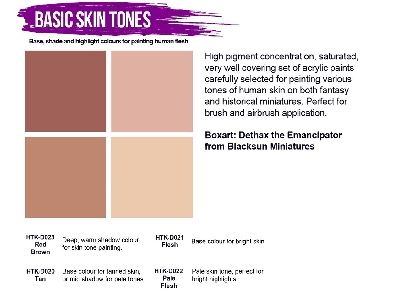 Htk-ds04 Basic Skin Tones Set - image 3